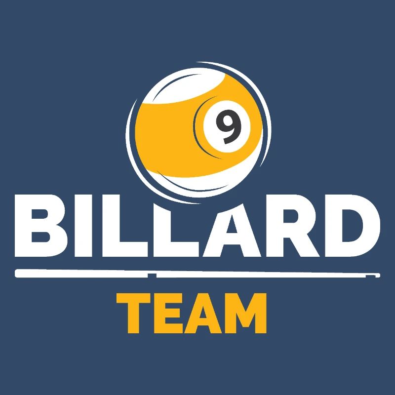 Conception du logo de l’équipe de billard à 9 boules