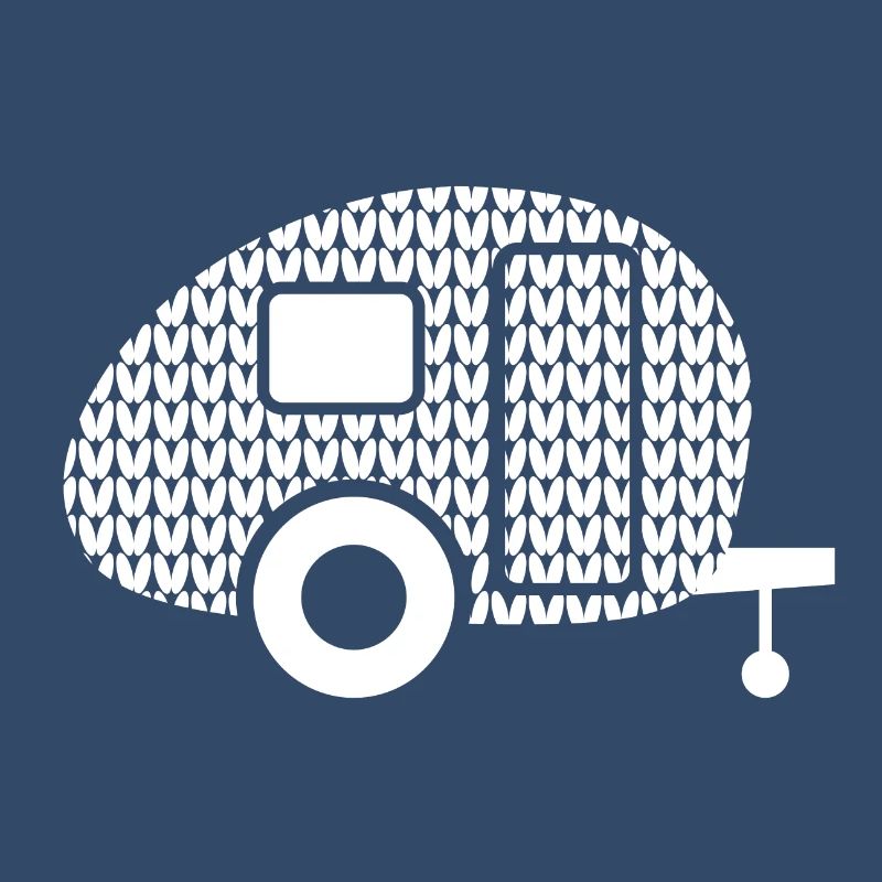 Caravan Camping Knitting Pattern Winter Caravan