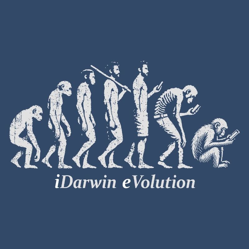 Evolution of Humanity Silhouette Design