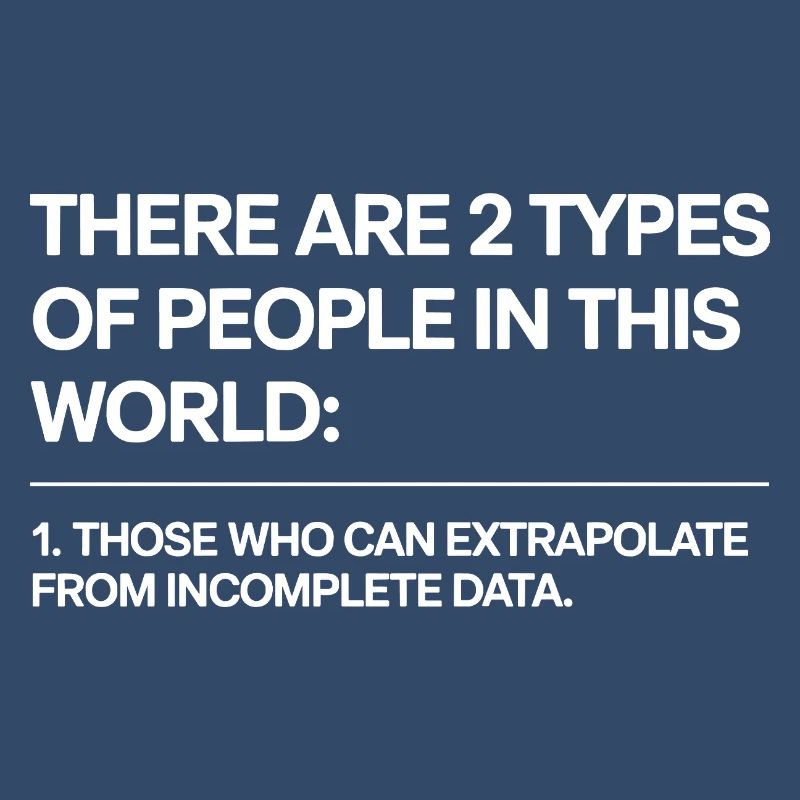Statistics Analysis Data Science Extrapolation
