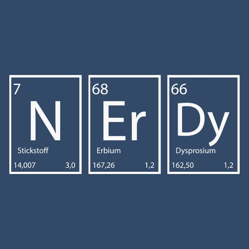 Nerdy Nerd Sayings Elements