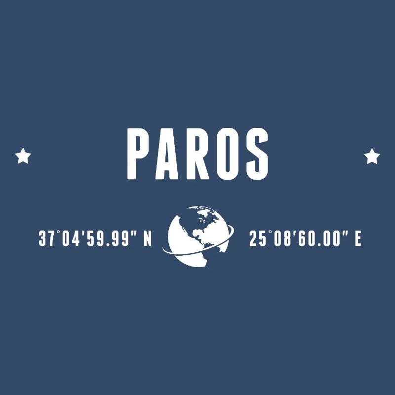 Geographical coordinates: Paros, Greece