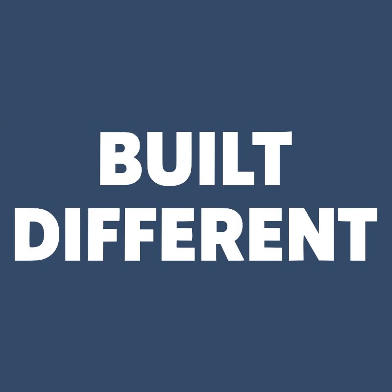 Construit différemment – Typographie audacieuse