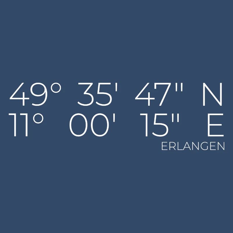 Coordinates Erlangen