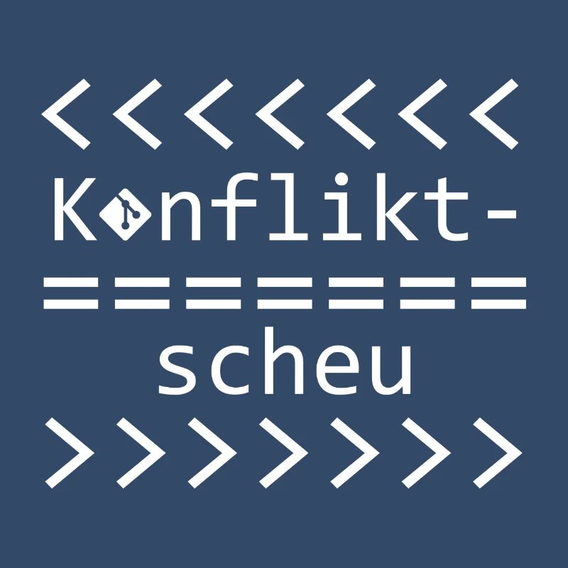 Chemise Git Nerd Aversion aux conflits