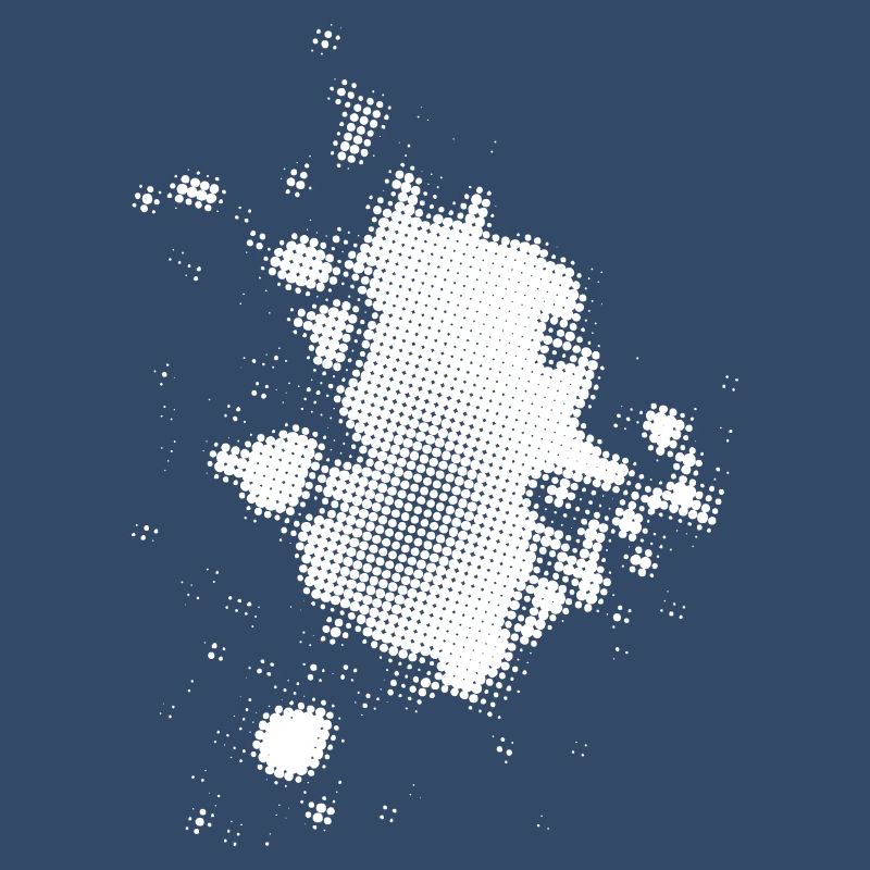Flash, Dots Background Asymmetrical | rasterized