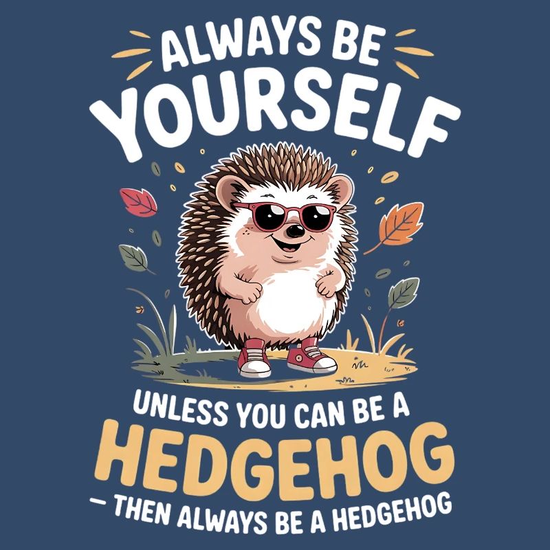 Sei immer du selbst, es sei denn, du kannst ein Igel sein.