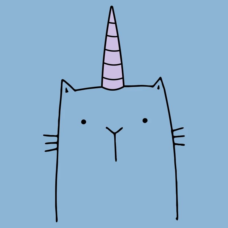 Cadeau mignon chat licorne