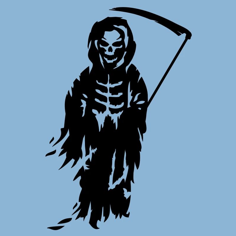 Ein Sensenmann -Der Tod mit einer Sense