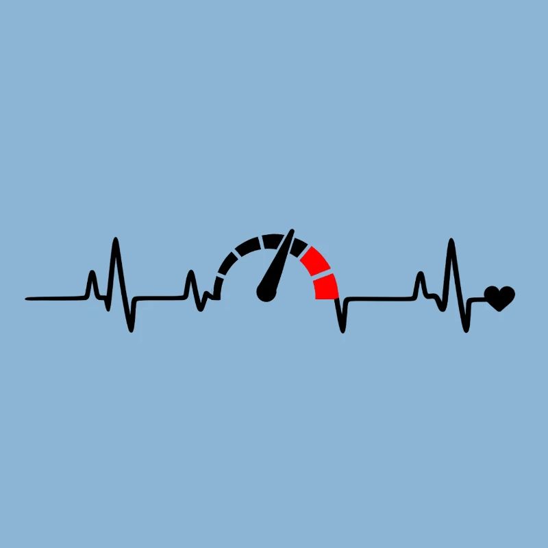 Roter Segmentbogen Logo Muster