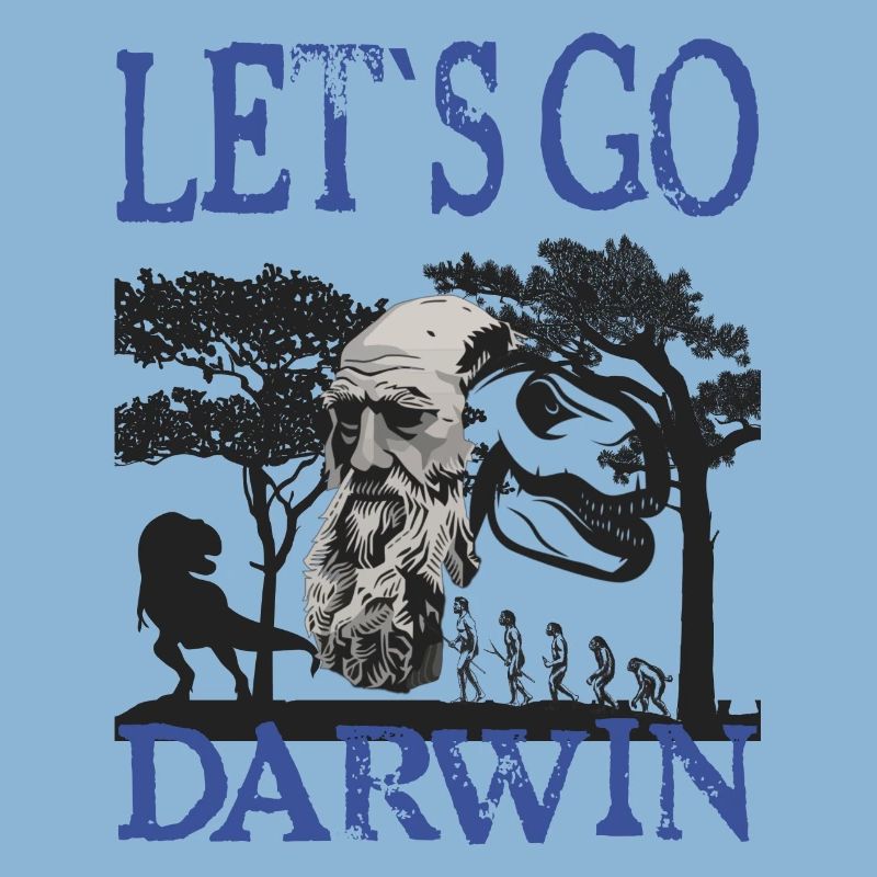 Charles Darwin Evolution textile Geschenkidee
