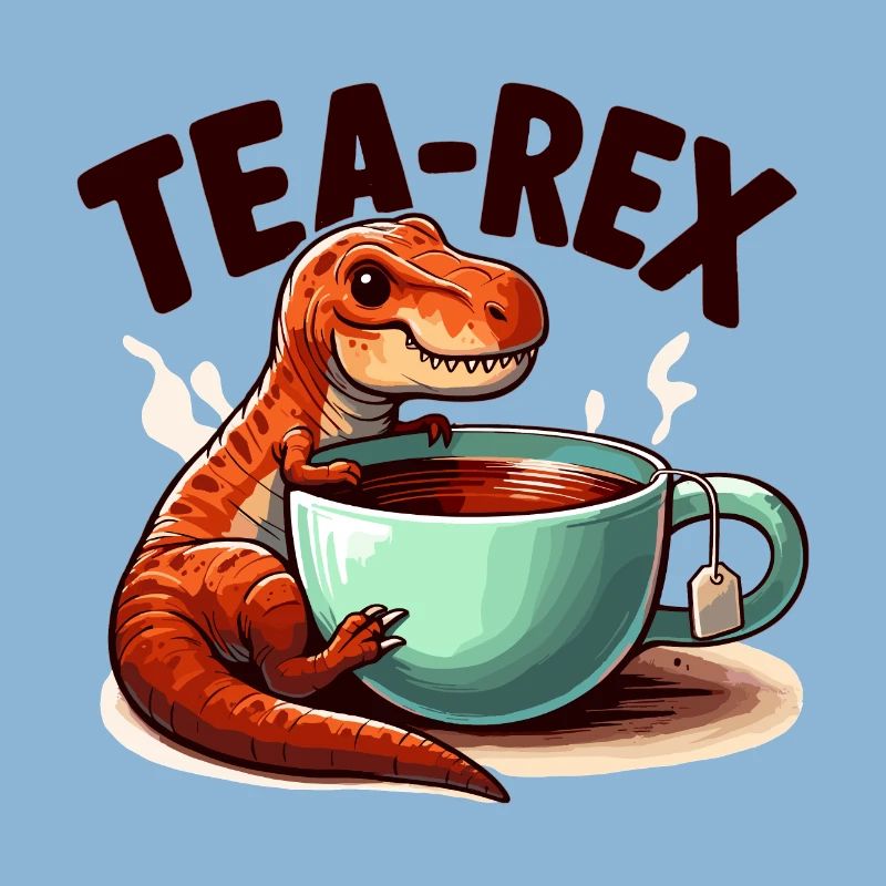 Tea Rex Tea Rex Tea Drinker Gift