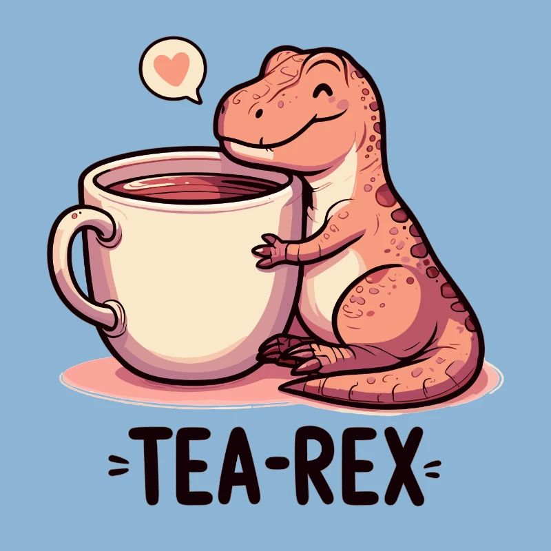 Tea Rex Tea Rex Tea Drinker Gift