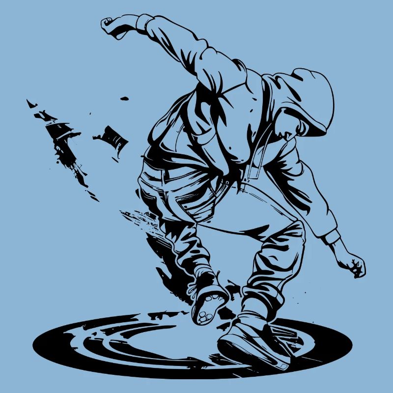 Breakdancer Drawing