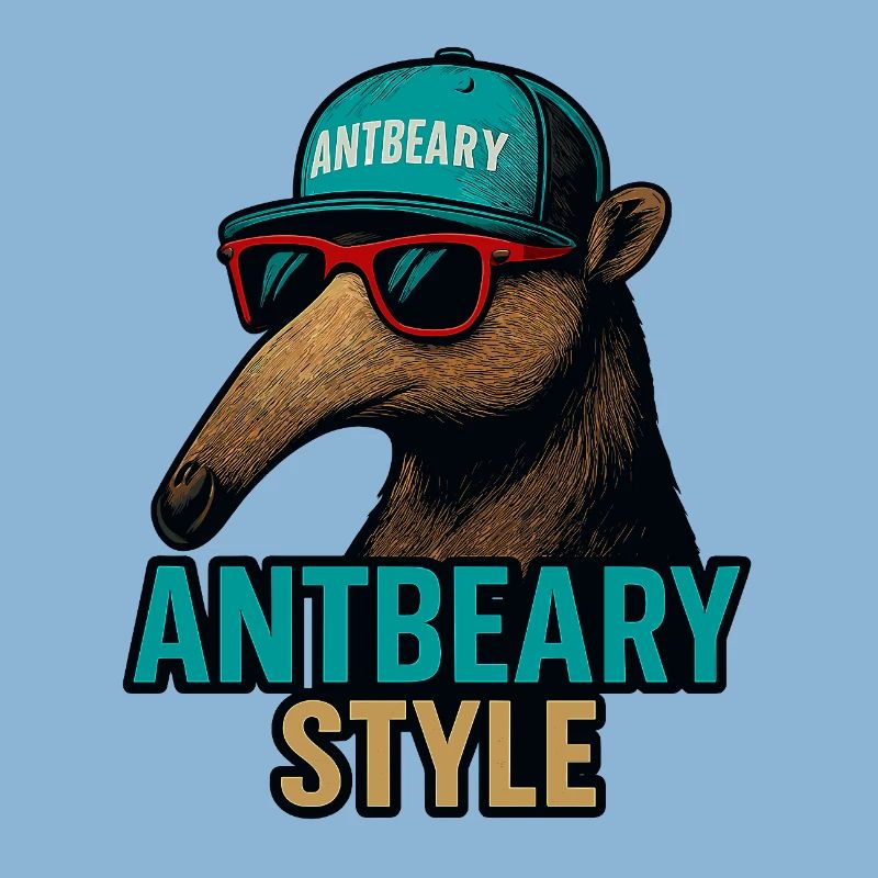 Dessin animé de Fourmilier style Antbeary