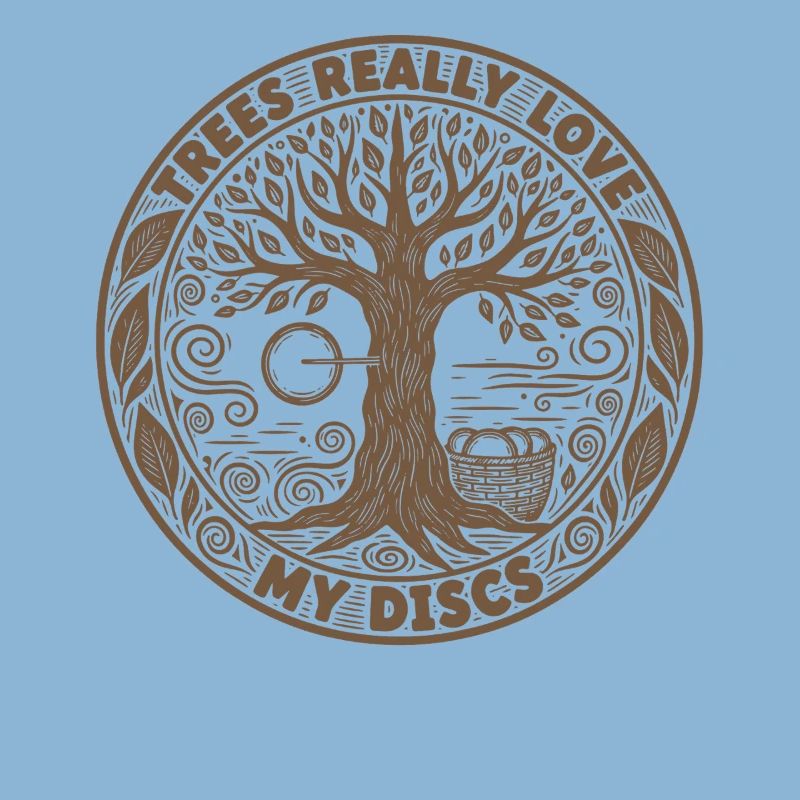 Trees Really Love My Discs Disc Golf Fun