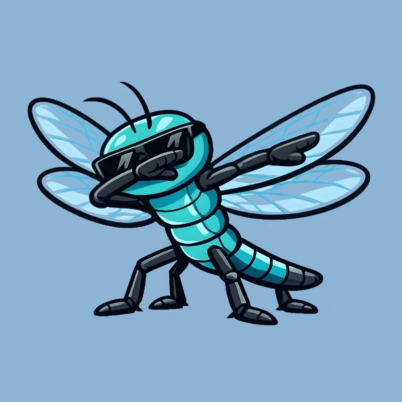 Dabbing Dragonfly