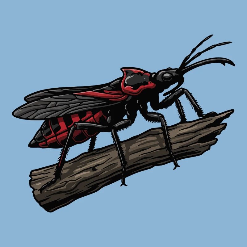 Bug Assassin Bug Hunter Red Strike Tattoo