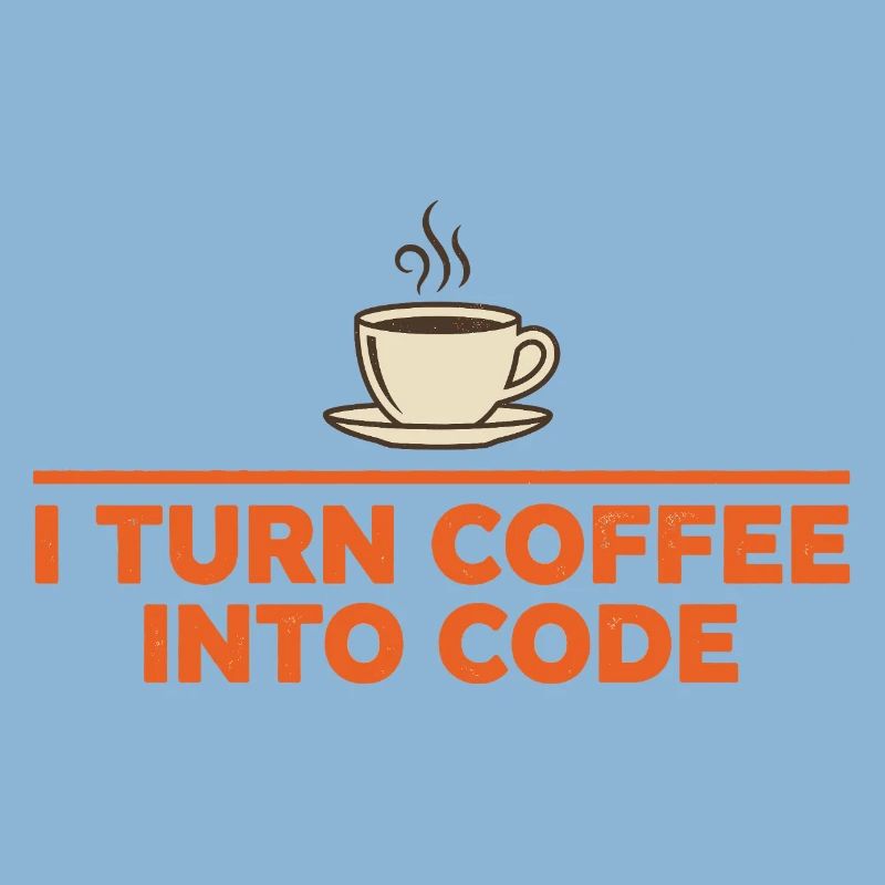 I Turn Coffee Into Code – Programmer Retro