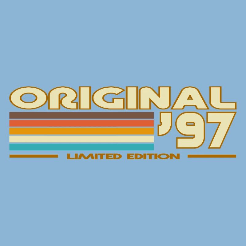 Originale 97er Retro-Pastellstreifen