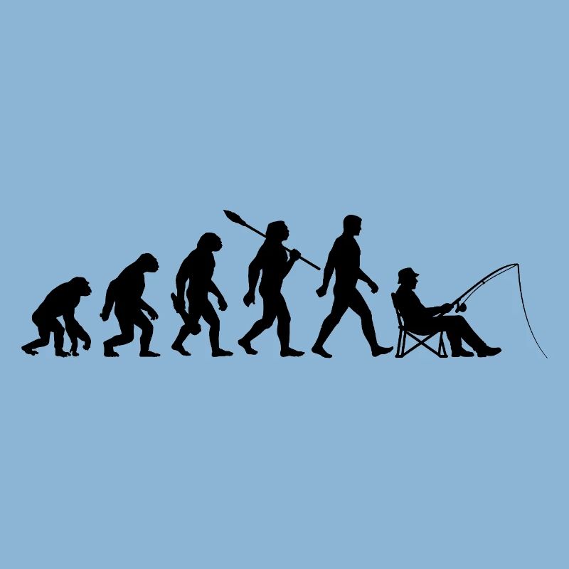 Evolution - Fishing, Angler Gift