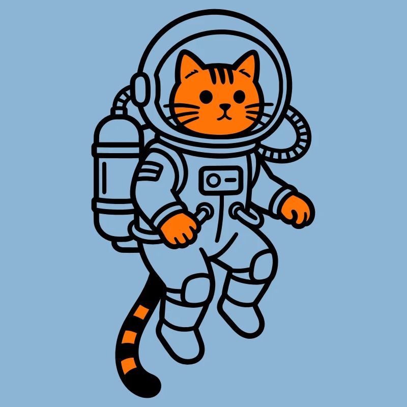Le chat dans l’espace