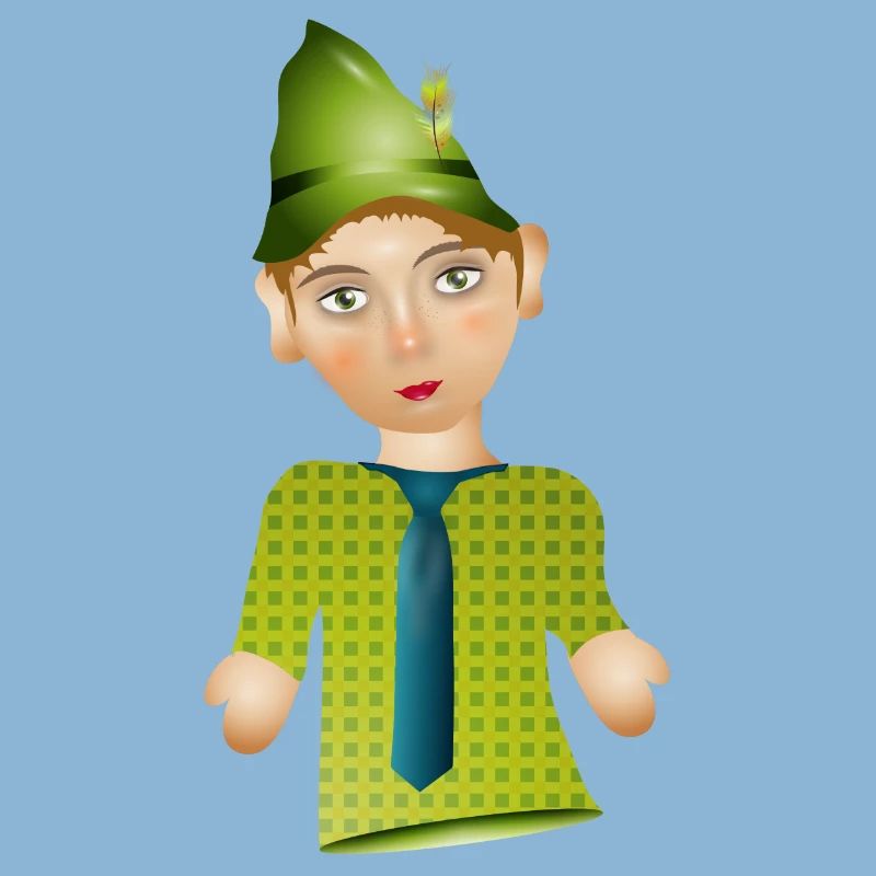 Der Seppel oder auch Seppl als Puppen Figur
