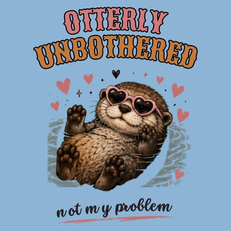 Otterly Unbothered Not My Problem