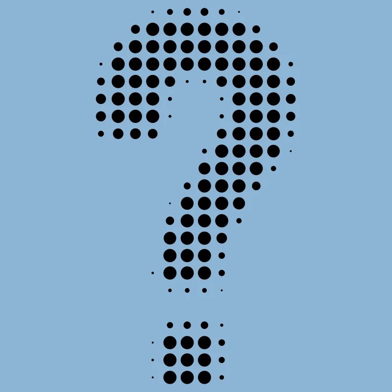 Question mark pixel optics