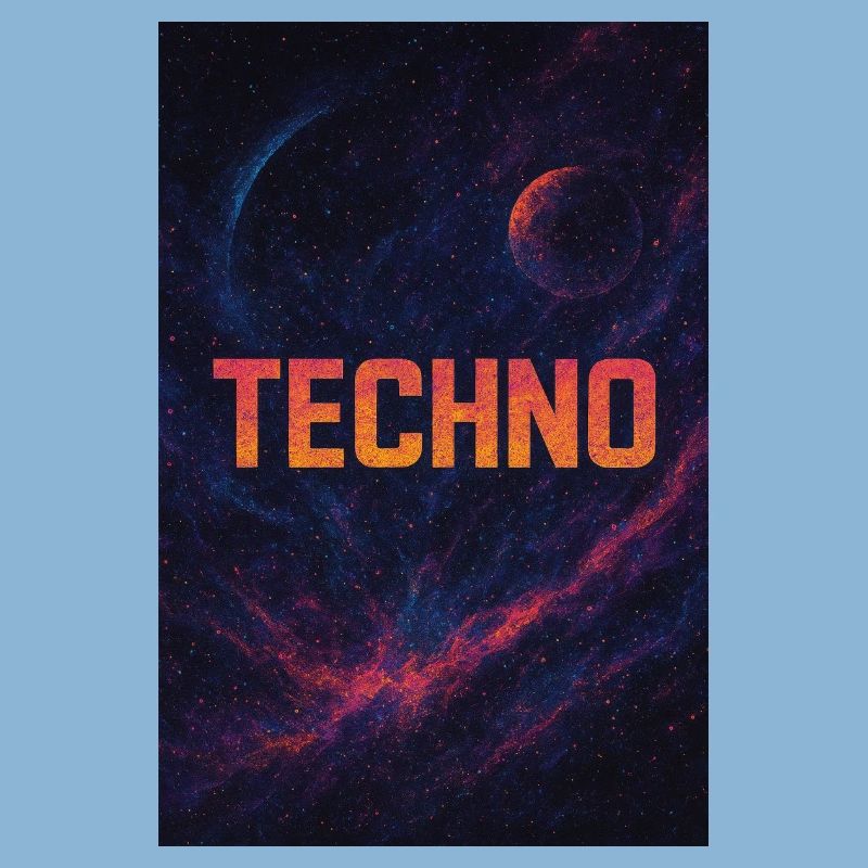 Futuristic Space Techno Design