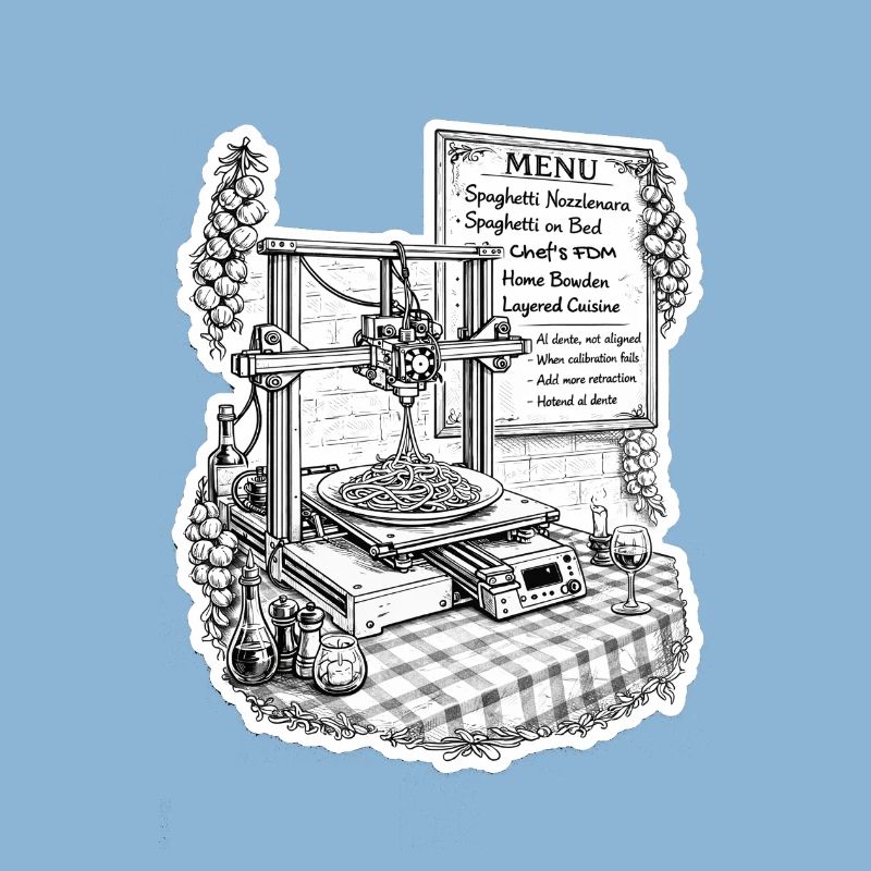 Spaghetti-3D-Drucker