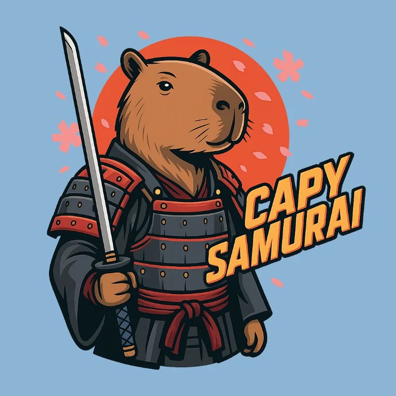 Capy Samurai – Zen Warrior Capybara 🐾
