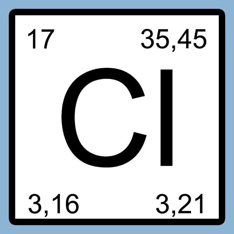 Conception d’élément carré de chlore