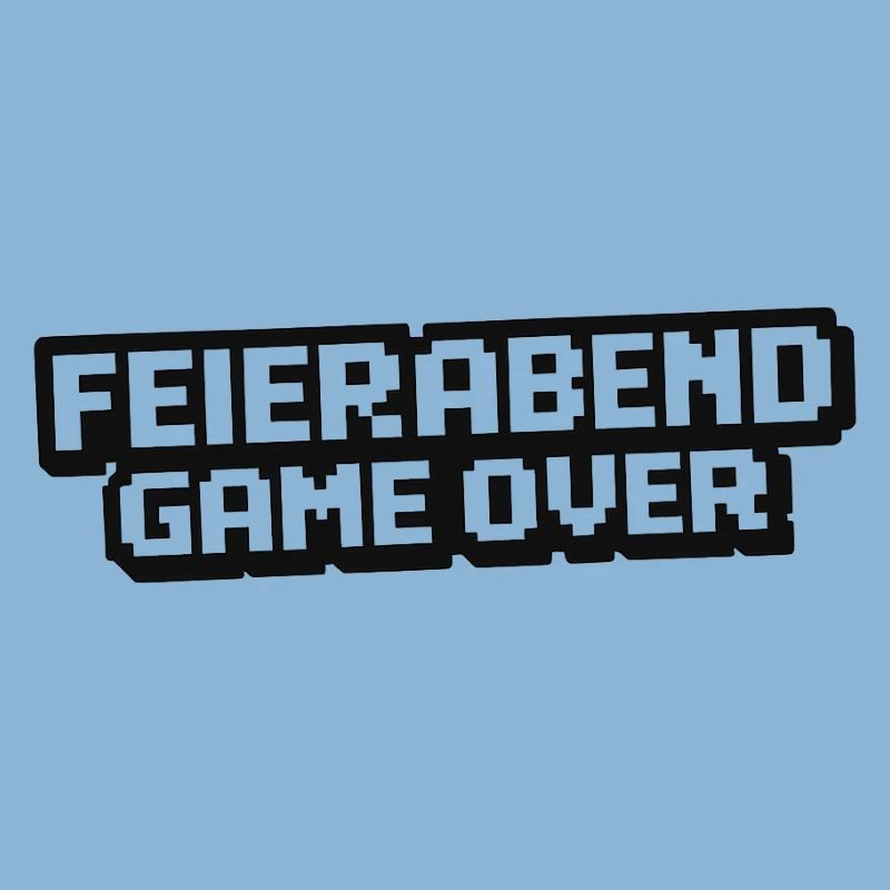 Feierabend Gameover Pixel Style