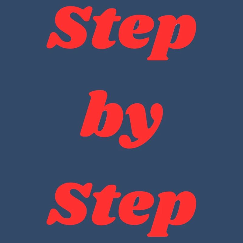 Step by step typography