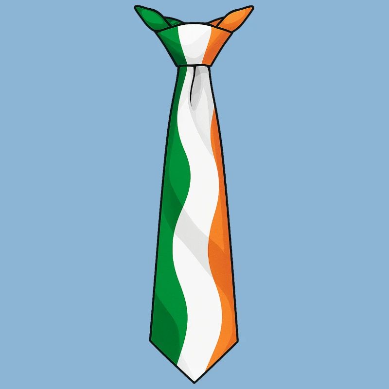 Cravate d’Irlande – Conception du drapeau