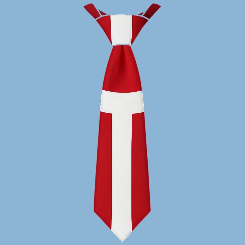 Cravate Danemark – Conception du drapeau