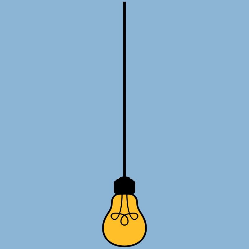 ceiling top cable hang light bulb light electricity id