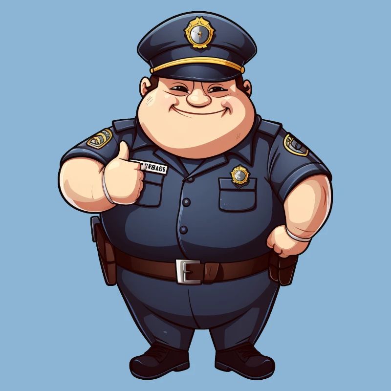 fat policeman