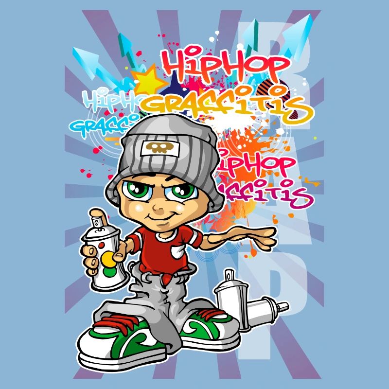Junge Graffiti