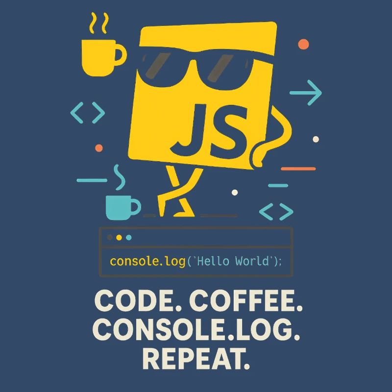 Code Coffee Console.log Répéter le programme JavaScript