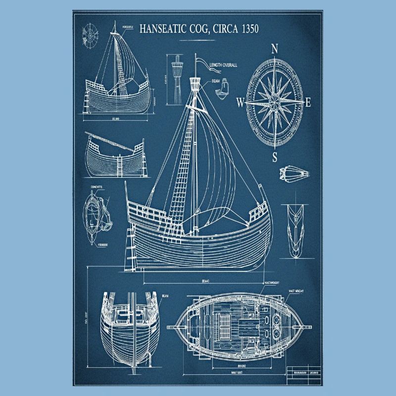 Hanzeatycki plan trybiku | Historyczny plan budynku