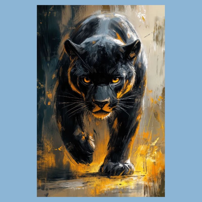 Illustration eines Panthers