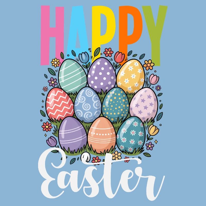 Happy Easter Sweet Easter Bunny Egg Hunt Easter Eggs