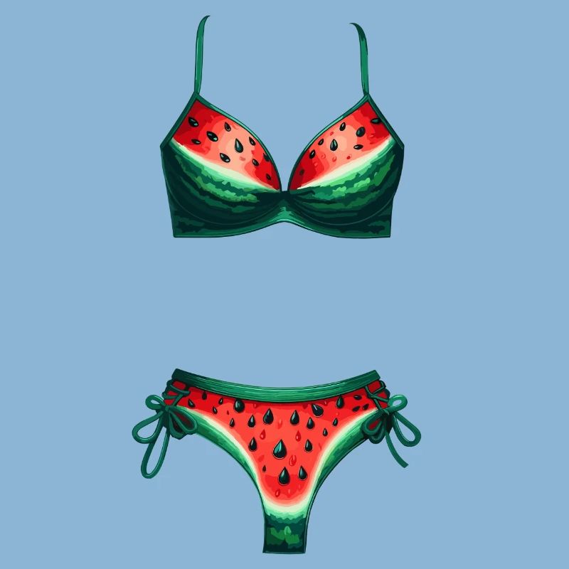 Chemise de bikini pastèque Cadeau pastèque