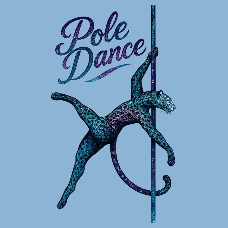 Pole dance Léopard Pole Dancer Pole Cadeau