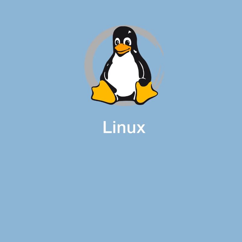 Pc computer Pinguin nerd geek Programmierer Admin