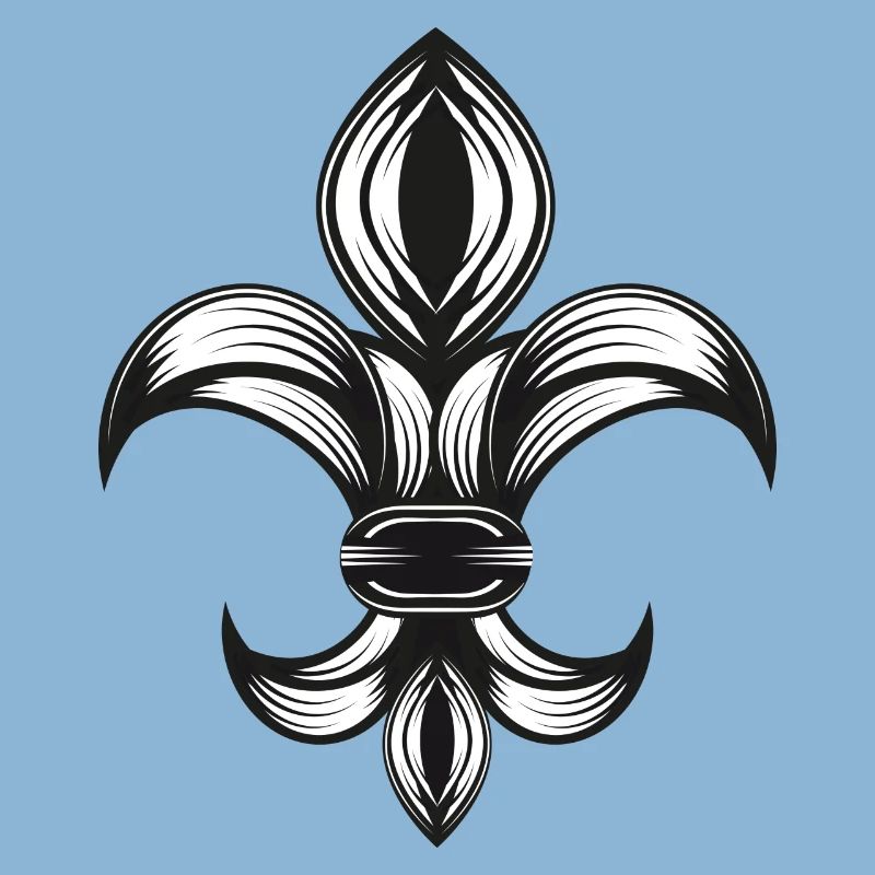 stylized iris - Fleur-de-Lys