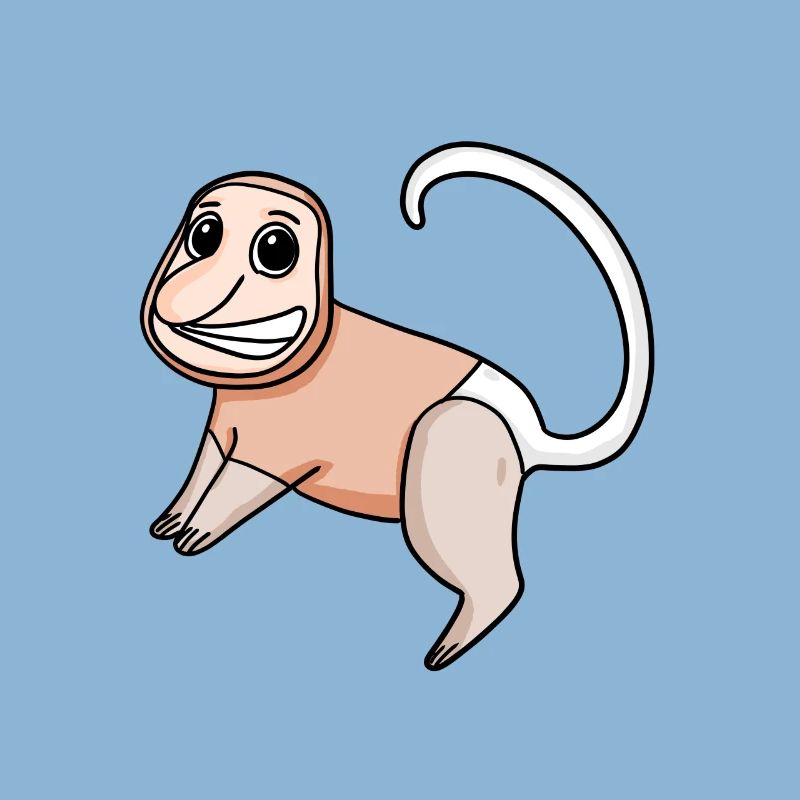 Proboscis Monkey Monkey Monkey
