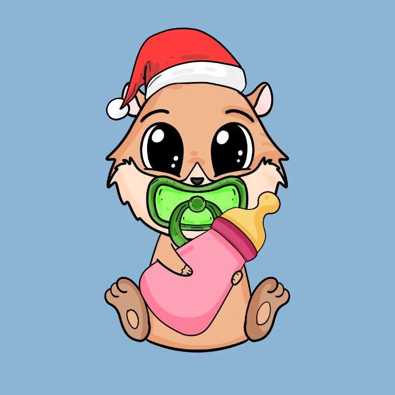 Cochon d’Inde Bébé Cochon d’Inde de Noël